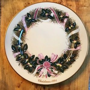 Rare Vintage Lenox Special Edition “Christmas 1994” Collector’s Plate